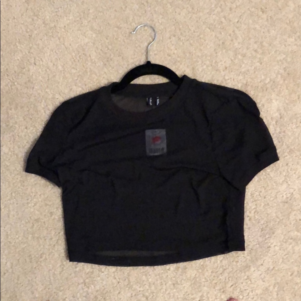 Mesh crop top urban outfitters